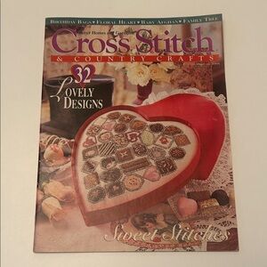 Vintage Cross-Stitch & Country Crafts Magazine 1995